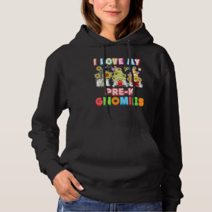Ich Liebe meine Vor-K-Gnome Kid Student Lehrer zur Hoodie
