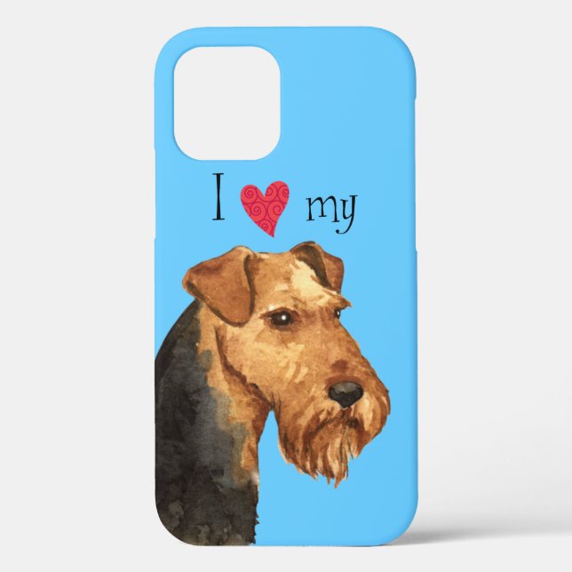 Ich Liebe meine Welsh Terrier Case-Mate iPhone Hülle (Rückseite)
