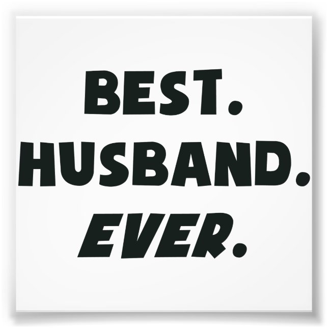 Ich Liebe meine Welten Beste Husband je Fotodruck (Vorne)
