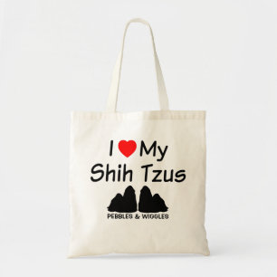 Ich Liebe meine ZWEI schicken Tzu Hunde Tragetasche