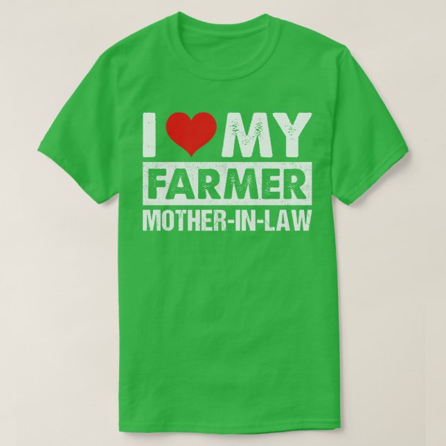 Ich Liebe meinem Bauer MutterInLaw stolz Bauer Son T-Shirt (Design vorne)