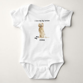 Ich Liebe meinem großen Bruder Golden Retriever Do Baby Strampler