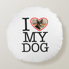 Ich Liebe meinem Hund Personalisiert Kissen