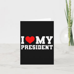 Ich Liebe meinem Präsidenten Donald Trump 2024 Ich Karte