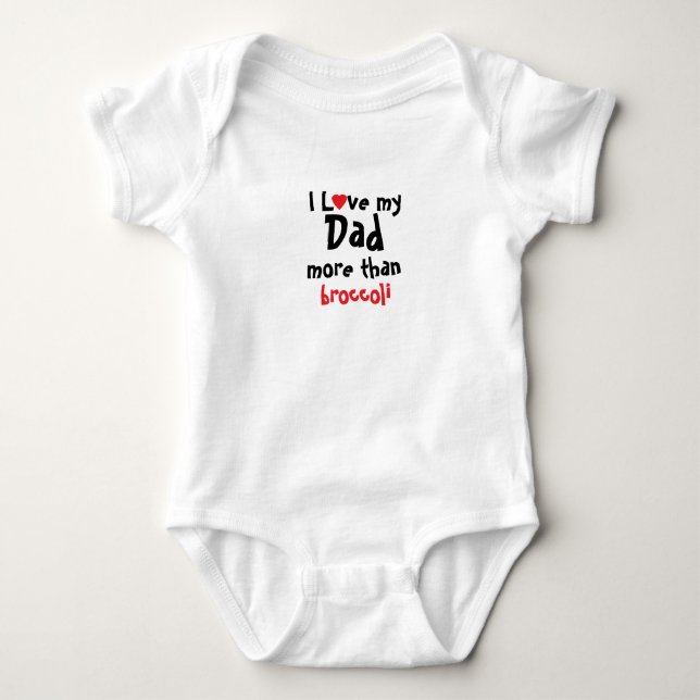 Ich Liebe meinem Vater Funny Daddy Baby Bodysuit Baby Strampler (Vorderseite)