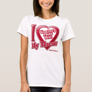 Ich liebe meinen Ara - Foto T-Shirt