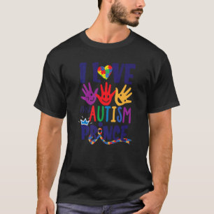 Ich liebe meinen Autismus-Prinz Autismus-Mama T-Shirt