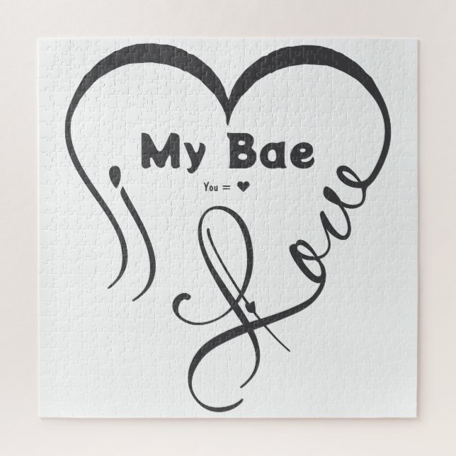 Ich liebe meinen Bae • Du = ♥ (Vertikal)