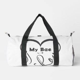 Ich liebe meinen Bae • Du = ♥ Duffle Bag