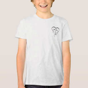 Ich liebe meinen Bae • Du = ♥ Tri-Blend Shirt