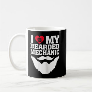Ich liebe meinen bärtigen Mechaniker Kaffeetasse