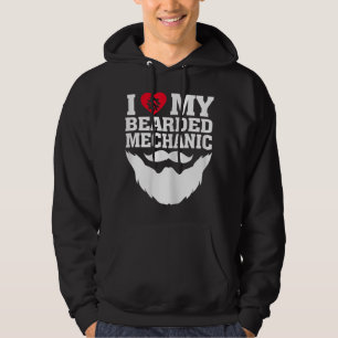 Ich Liebe meinen Bartmechaniker Hoodie
