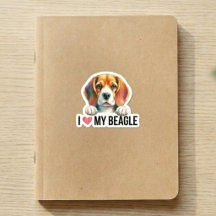 Ich liebe meinen Beagle-Hundeknochen