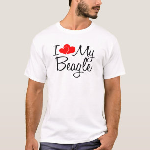 Ich Liebe meinen Beagle T-Shirt