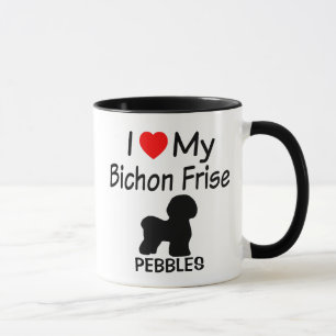 Ich Liebe meinen Bichon Frise Hund Tasse
