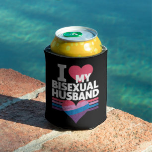 Ich liebe meinen bisexuellen Ehemann Bi Stolz Bise Dosenkühler
