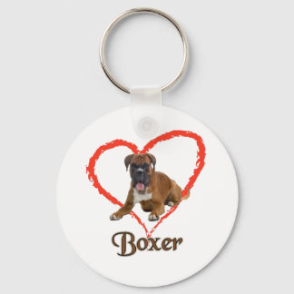 Ich Liebe meinen Boxer Hund Schlüsselanhänger