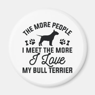 Ich liebe meinen Bullterrier Magnet