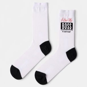 Ich liebe meinen Chef Socken