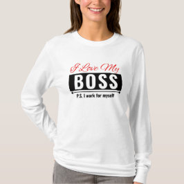 Ich Liebe meinen Chef T-Shirt