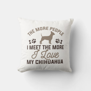 Ich liebe meinen Chihuahua Kissen