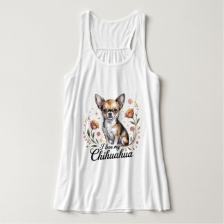 Ich liebe meinen Chihuahua Tank Top