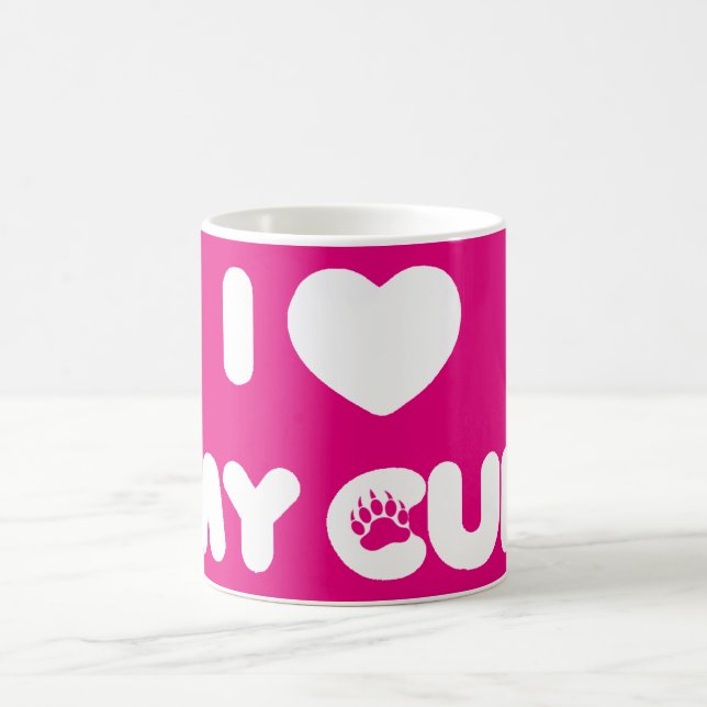 Ich liebe meinen Cub Kaffeetasse (Mittel)