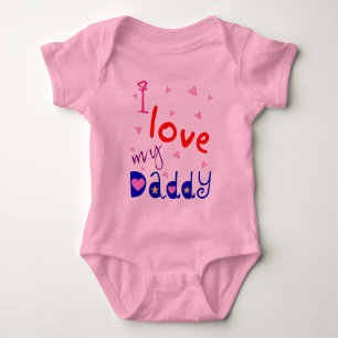 Ich Liebe meinen Daddy Baby Strampler