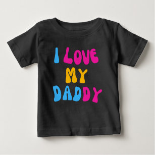 Ich Liebe meinen Daddy Baby T-shirt