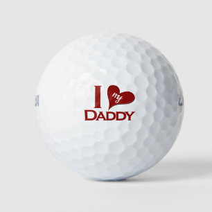 Ich Liebe meinen Daddy Golfball