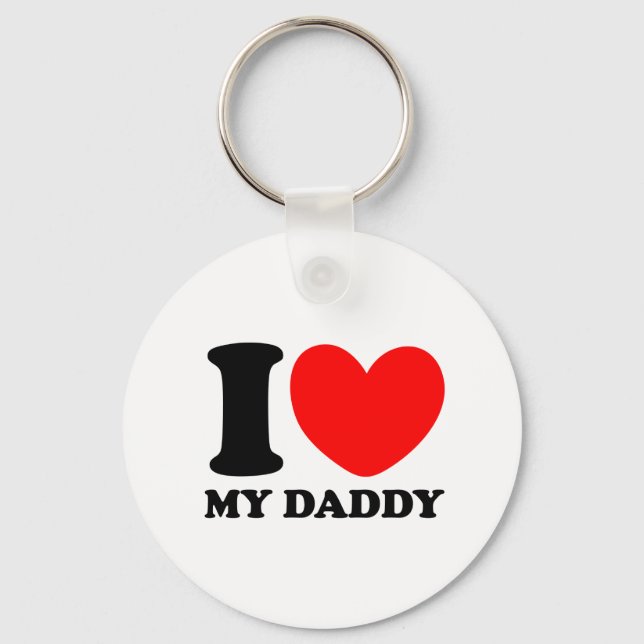 Ich Liebe meinen Daddy Schlüsselanhänger (Vorderseite)