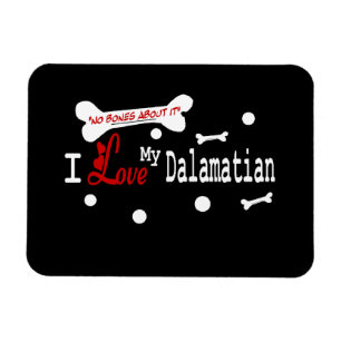 Ich Liebe meinen Dalmatiner Magnet