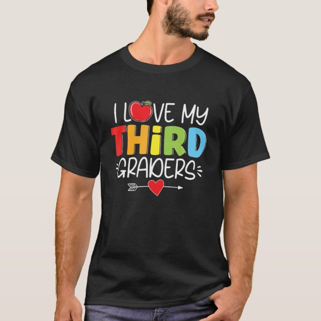 Ich Liebe meinen dritten Graduiertenprofi 3. Klass T-Shirt (Vorderseite)