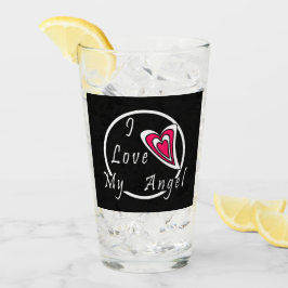 Ich Liebe meinen Engel Glas