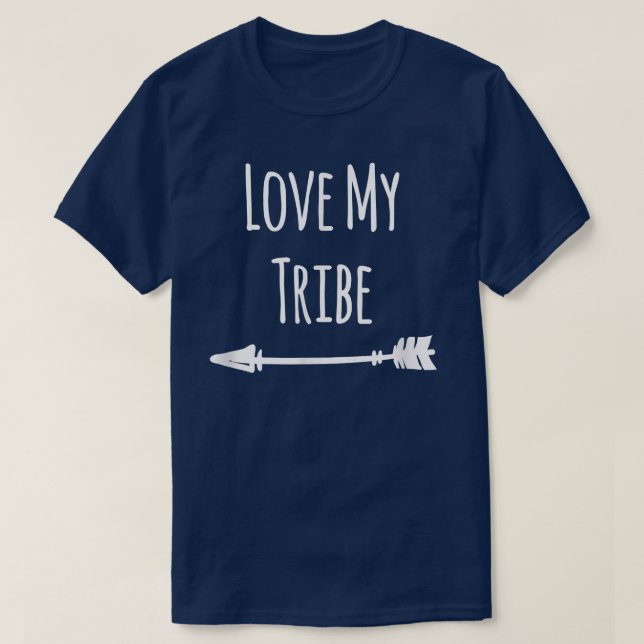 Ich Liebe meinen Familienstamm T-Shirt (Design vorne)