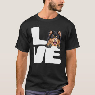Ich liebe meinen finnischen Lapphund-Hund T-Shirt