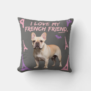 Ich liebe meinen französischen Freund Französische Kissen