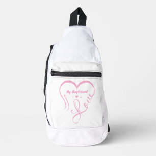 Ich liebe meinen Freund, ich ♥ uns Crossbody Bag