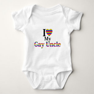 Ich Liebe meinen Gay Onkel Baby Strampler