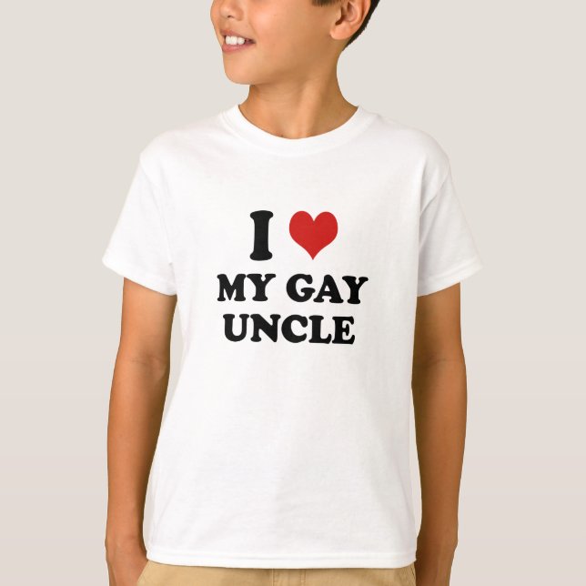 Ich Liebe meinen Gay Onkel T-Shirt (Vorderseite)