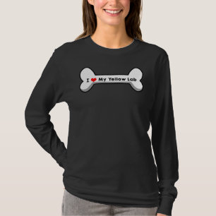 Ich Liebe meinen Gelbe Labrador T-Shirt