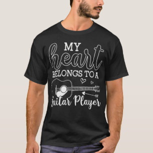 Ich liebe meinen Gitarre spielenden Ehemann Frau G T-Shirt