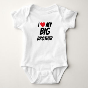 Ich Liebe meinen großen Bruder Baby Strampler
