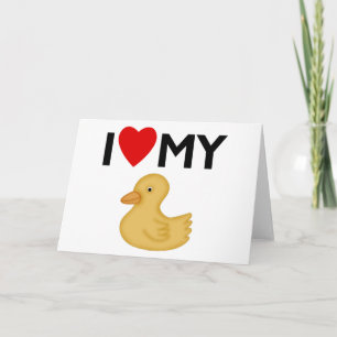 Ich Liebe meinen Gummikleber Karte