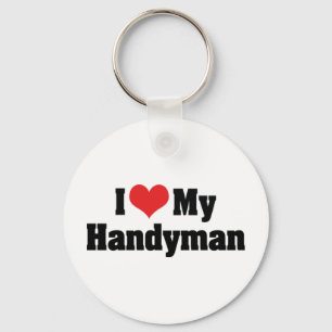 Ich liebe meinen Handwerker-Schlüsselanhänger Schlüsselanhänger