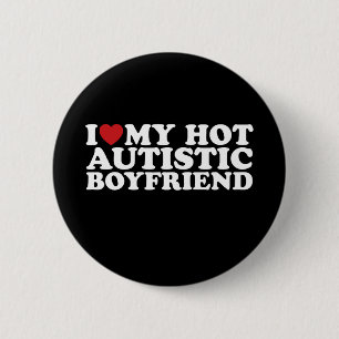 Ich liebe meinen heißen autistischen Freund BF Aut Button