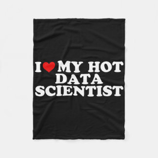 Ich liebe meinen heißen Data Scientist-Freund Bezi Fleecedecke