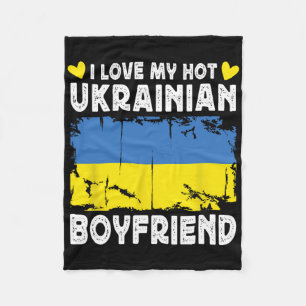 Ich liebe meinen heißen ukrainischen Freund, Paar Fleecedecke