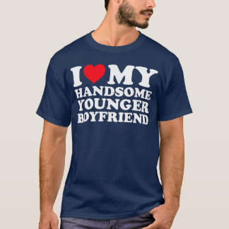 Ich liebe meinen hübschen jüngeren Freund BF Freun T-Shirt
