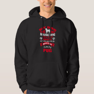 Ich liebe meinen Hund Pug Welpen Hunde Hoodie